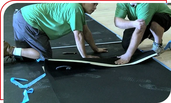 Gym Floor installation