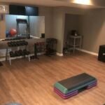 brown vinyl gym flooring