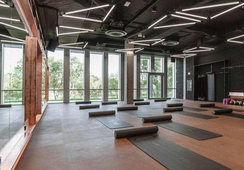 cardio gym flooring area