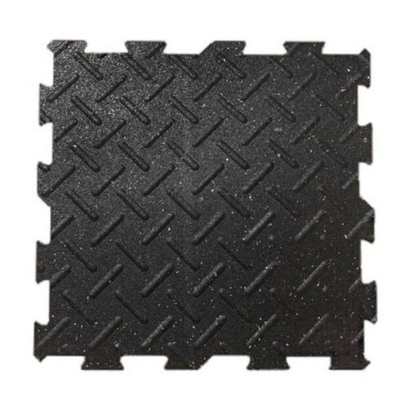 daimond interlock tread rubber tiles