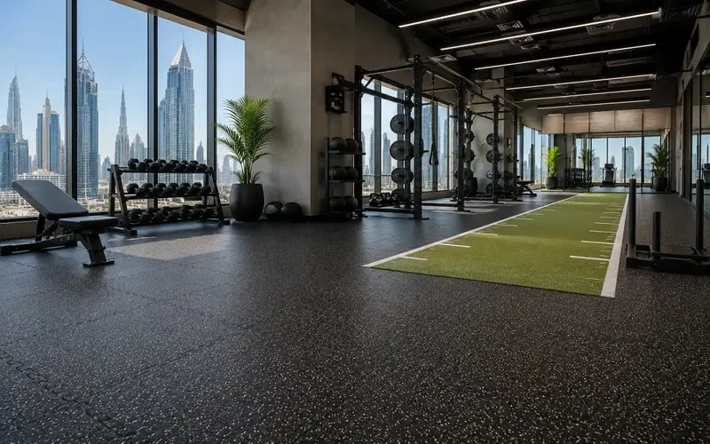 Commercial Gym Flooring in dubai