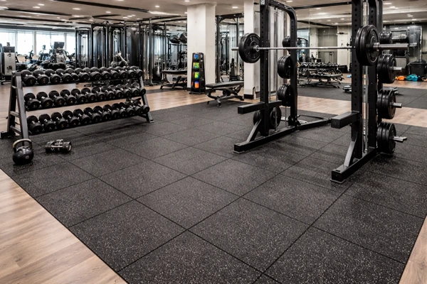 Modern Rubber Gym Flooring in UAE